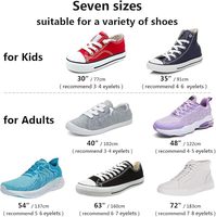 Lacets plats robustes de 5/16 pouces de large pour chaussures de sport, baskets, bottes, activités de plein air, hommes et femmes