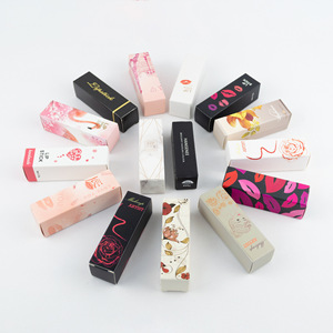 Cajas de Lápiz Labial Personalizadas, Rectangulares, de Papel Rígido, para Empaque de Cosméticos, con Impresión UV y a Cuatro Colores, Diseño Moderno y Elegante - Product Image 1