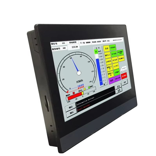 Ethernet Industrial Touch Screen HMI with 1024x768 XGA Display, IP65 Rugged Panel for PLC Control & Factory Automation Systems