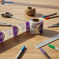 Label Kemasan Shrink Film PVC/PET Tahan UV OEM ODM untuk Botol Minuman Bir, Dapat Disesuaikan