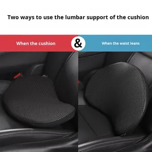 Nhà Sản Xuất Bán Buôn Bốn Mùa Xe Ghế Đệm Với Nhỏ Thắt Lưng Gối Chiều Cao Tăng Mông Đệm Xe Mat - Product Image 5