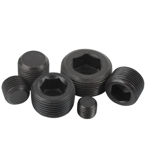 #<span class=keywords><strong>45</strong></span> سداسية الصلب سداسية المكونات مقبس الكربون عرافة سداسية المكونات الغاطسة أسود NPT المكونات النفط الذكور - Product Image 5