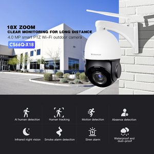 <span class=keywords><strong>Vstarcam</strong></span> กล้องเฝ้าระวังความปลอดภัยและเสียงสองทางสำหรับกลางแจ้งกล้อง <span class=keywords><strong>IP</strong></span> ซูม18X HD 4MP ใน CS66Q กันน้ำ - Product Image 2