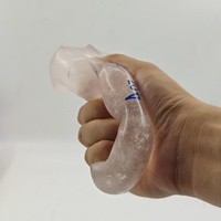 Jouet anti-stress souple en forme de beurre, à rebond lent, jouet sensoriel à presser, nouveauté en forme d'aliment, cadeau de décompression