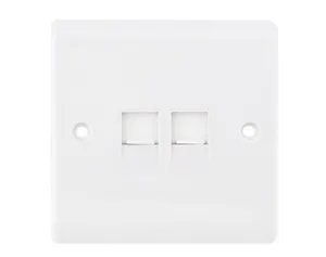 2 gang telephone socket, secondary/master