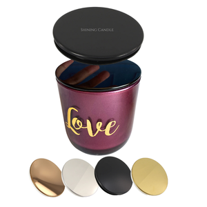 Tùy chỉnh khắc logo bạc vàng kim loại nắp cho nến lọ nắp chai đóng cửa với tùy chỉnh kích thước và màu sắc tùy chọn - Product Image 1