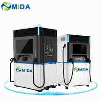 Station de recharge intégrée à stockage d'énergie haute puissance MIDA avec système ESS, interface CCS IP55, entrée 380V, 100kW