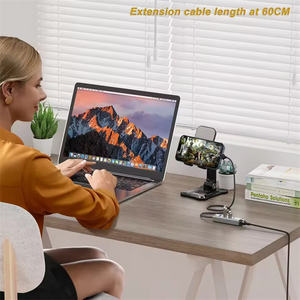 3 Ports USB3.0 HUB Station d'accueil USB vers Rj45 Gigabit Ethernet Adaptateur pour Windows <span class=keywords><strong>MacOS</strong></span> Ordinateur portable PC <span class=keywords><strong>4</strong></span>-en-1 USB 3.0 Type C HUB - Product Image 4