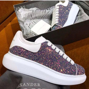 Zapatos de Verano de Moda para Caminar en Europa y Estados Unidos, Mocasines para Hombre y Mujer, Color Blanco Brillante, Suela Gruesa, Ligeros y Acolchados - Product Image 5