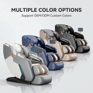 Fauteuil <span class=keywords><strong>de</strong></span> massage 4D intégral LEERCON Adaptive Muscle Logic Unit avec éclairage LED d'ambiance pour bien-être et relaxation en salle <span class=keywords><strong>de</strong></span> jeux - Product Image 3