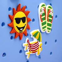 Breloques en gros pour chaussures, grandes breloques en PVC et caoutchouc, lettres, chiffres, lèvres, infirmière, vie, fleur, amour, kawaii, pour sacs fourre-tout, sacs de plage, sabots et décorations