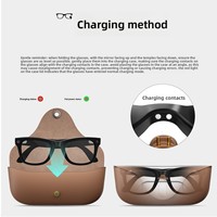 Lunettes Intelligentes IA MT5 Ultra Nouveau Style Meta avec Activation Vocale, Traduction Intelligente, Caméra 1080P et Boîtier de Charge Magnétique pour Appels - Vente en Gros