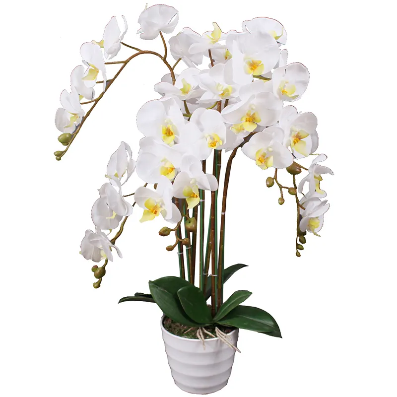 Toptan kaliteli yapay bitki çiçek tüm tatil occasione kelebek orkide çiçek