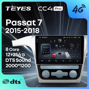 TEYES CC4 PRO <span class=keywords><strong>para</strong></span> Volkswagen <span class=keywords><strong>Passat</strong></span> 7 B7 NMS <span class=keywords><strong>2015</strong></span>-2018, CarPlay, Android Auto, Radio 2DIN, Reproductor Multimedia Estéreo <span class=keywords><strong>para</strong></span> Auto - Product Image 1
