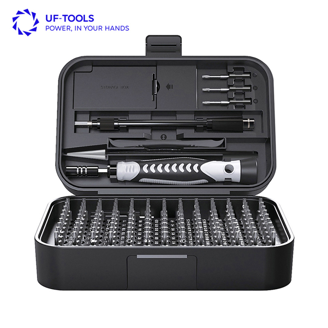 130 in 1 Professional Multi Bit Screwdriver Set for Laptop Computer Computer PC Mobile Phone Device DIY Repair Tool Kit
