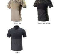 Uniforme tactique Camouflage T-shirts tactiques à séchage rapide de haute qualité pour hommes