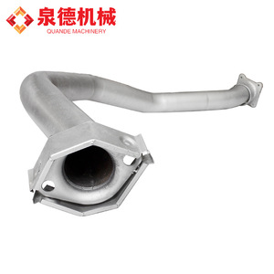 Tubo de escape trasero para camión mezclador/bomba Isuzu, compatible con modelos de cuatro orificios, dos orificios y tres ejes, 1-22124033-0, de acero, compatible con BMW Lancer - Product Image 4