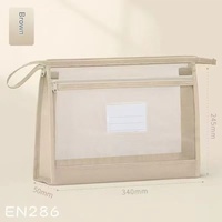 Sac de classement double couche en maille pour documents, grande capacité, vente en gros du fabricant