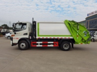 Camion à ordures compacteur diesel JAC 4x2 8CBM, camion de collecte des déchets municipaux