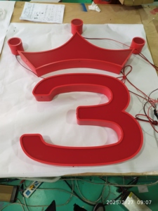 Brandnewsign nhà sản xuất tùy chỉnh không thấm nước <span class=keywords><strong>LED</strong></span> chiếu sáng phía trước ánh sáng ngoài trời 3D kênh chữ hát cửa hàng phía trước dẫn dấu hiệu - Product Image 4