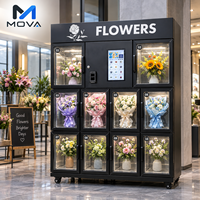 Distributeur automatique de fleurs d'intérieur MOVA entièrement automatique avec écran tactile LCD de 21,5 pouces, surveillance à distance, fournisseur OEM/ODM