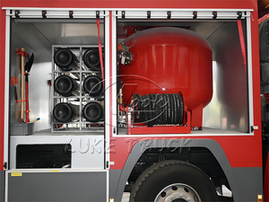 Camion de pompiers Isuzu 8x4 de 20 tonnes, série GIGA, 20000L, pour les incendies dans les pampas d'Argentine - Product Image 3