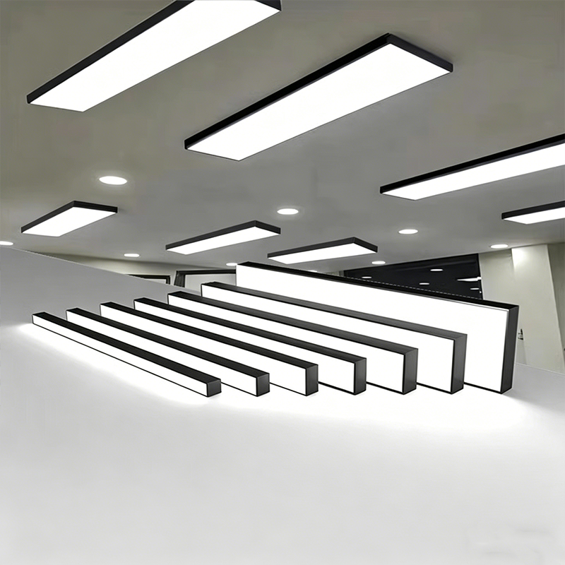 Dustproof Square Profile LED Linear Light for Garage Basement Lighting