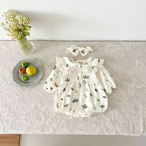 Детский хлопковый комбинезон с цветочным принтом - Product Image 4