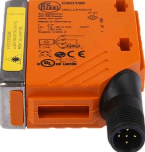Capteur laser Ifm O5D100, résolution 1 mm, suppression de l'arrière-plan, IP65/IP67 pour l'automatisation industrielle et la robotique - Product Image 4