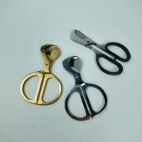 Accessoires de fumée LOGO personnalisé couleurs argent doré ciseaux durables en acier inoxydable coupe-cigare