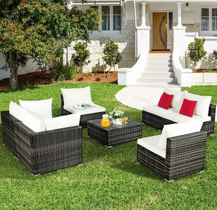 Outdoor Sofa Set Sofa Set Garten Rattan Outdoor Möbel Set Schnitts ofa