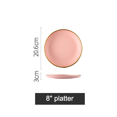 plat de 8 pouces