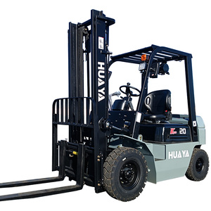 Chariot élévateur diesel HUAYA 1 tonne 2,5 tonnes, abordable, fiable, certifié CE, tout-terrain, moteur japonais, hauteur de levage 3-7m - Product Image 1