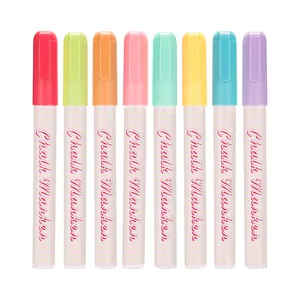 Cheap Macaron Color Liquid Chalk Marker Dry-Erase & Wet-Erase Liquid Chalk Marker Pens