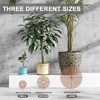 Lot de 3 piquets de protection de sol en plastique PP durable, design classique, découpables, pour empêcher chiens et chats de creuser dans les jardins