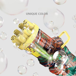 Pistola de burbujas automática 2 en 1 para niños, máquina eléctrica de burbujas de agua y jabón de verano, juguete de regalo - Product Image 4