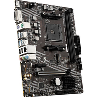 Carte mère B550M-A, socket AMD AM4, prend en charge la mémoire DDR4 128 Go, carte mère Micro-ATX, PCIe 4.0 M.2 Gen4, 1 Go LAN pour la construction de PC professionnels