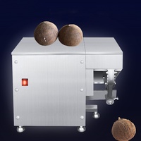 Machine à éplucher les noix de coco fraîches vertes tendres, éplucheur automatique manuel commercial pour noix de coco séchées, éplucheur de peau brune
