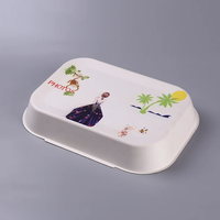 Plateau en pulpe de papier moulé biodégradable, produits finis