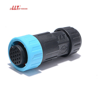 Connecteur d'aviation rapide mâle-femelle étanche IP68 à 18 broches 110V 5A LLT M19 pour câble de soudage