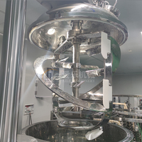 Pot de mélange automatique en acier inoxydable 316L de 700L avec agitateur, pompe, boîte de vitesses et chauffage, idéal pour la fabrication de conditionneurs cosmétiques