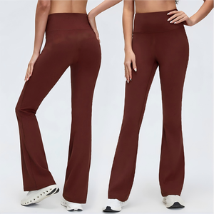 Pantalones de yoga transpirables con cintura alta y control de abdomen, sin costuras, para mujer, ideales para entrenamiento, desde nuestro almacén en EE. UU. - Product Image 4