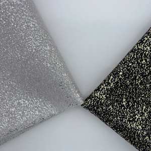 MQ Çok Satan Anti-statik Moda Parlak Simli Organze Metalik Krep Lurex Simli File Kumaş Giysi Düğün Dekorasyonu - Product Image 4