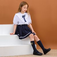 Chaussures Mary Jane de haute qualité pour enfants, semelle extérieure en TPR, fermeture auto-agrippante, antidérapantes, en cuir PU noir, pour l'école, pour filles, quatre modèles