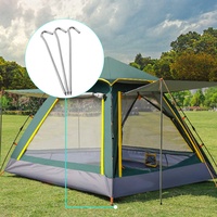 Piquets de tente de jardin de camping en aluminium/acier inoxydable fabricant de Chine piquets de tente de camping