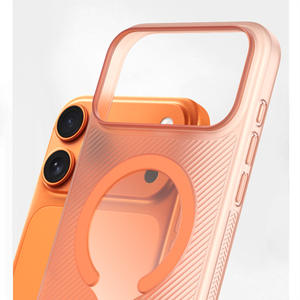 Funda para iPhone 17 Pro Max, ultrafina con textura ondulada, diseño diagonal, magnética, de cobertura total y anticaídas - Product Image 2
