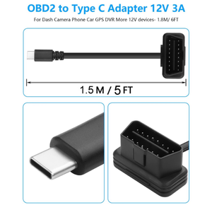 Câble OBD2 multifonction Type-C et 16 broches double mode 2-en-1 Chargement et <span class=keywords><strong>diagnostic</strong></span> - Product Image 6