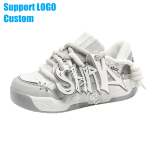 Usine LOGO personnalisé un style de <span class=keywords><strong>basket</strong></span>-ball haut de gamme skateboard sports course baskets de mode pour hommes - Product Image 1