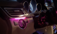 Éclairage d'ambiance arc-en-ciel 64 couleurs pour Mercedes-Benz Classe E 2010-2015 W212, accessoires de garniture de lampe d'ambiance intérieure de voiture