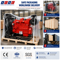 Moteur diesel SCDC Cums NTA855-P400 400HP turbocompressé refroidi par eau 6 cylindres, moteur industriel pour pompe à eau et générateur